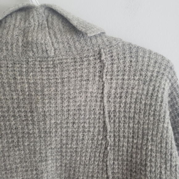 Free People Chunky Waffle Knit Turtleneck Sweater - Picture 5 of 8